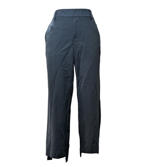I Love Tyler Madison Pants - ILTM I Love Tyler Madison Large Womens Black Straight Leg Pants Vented Step Hem